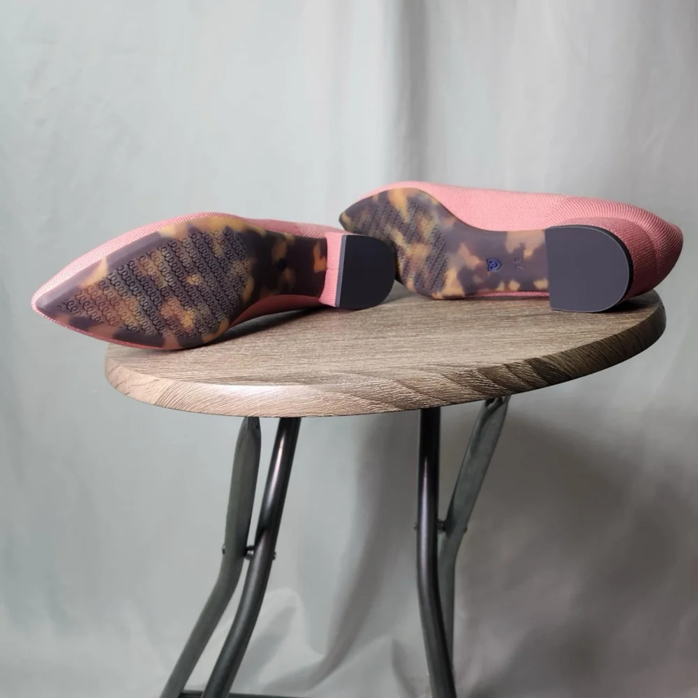 Rothy’s Women’s The High Point In Love Insole In Tulip Pink Shoes 7.5 Preppy